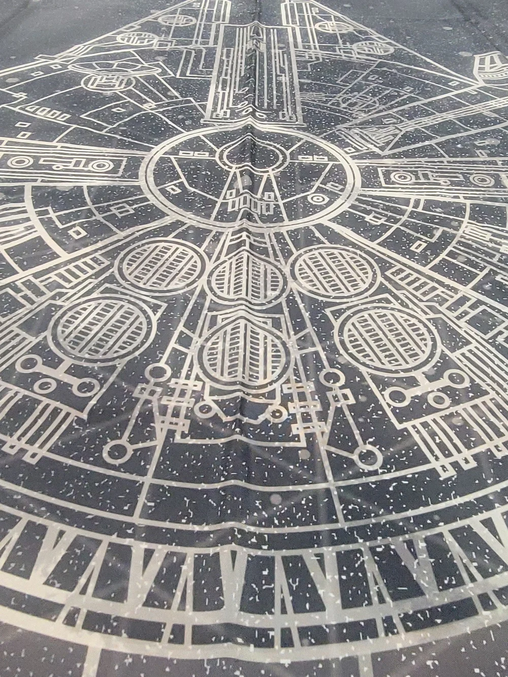 Unique Specialty Millennium Falcon Shower Curtain